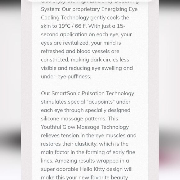 Geske X Hello Kitty Warm & Cool Eye Energizer 6-in-1 Depuffing Device - Picture 9 of 14